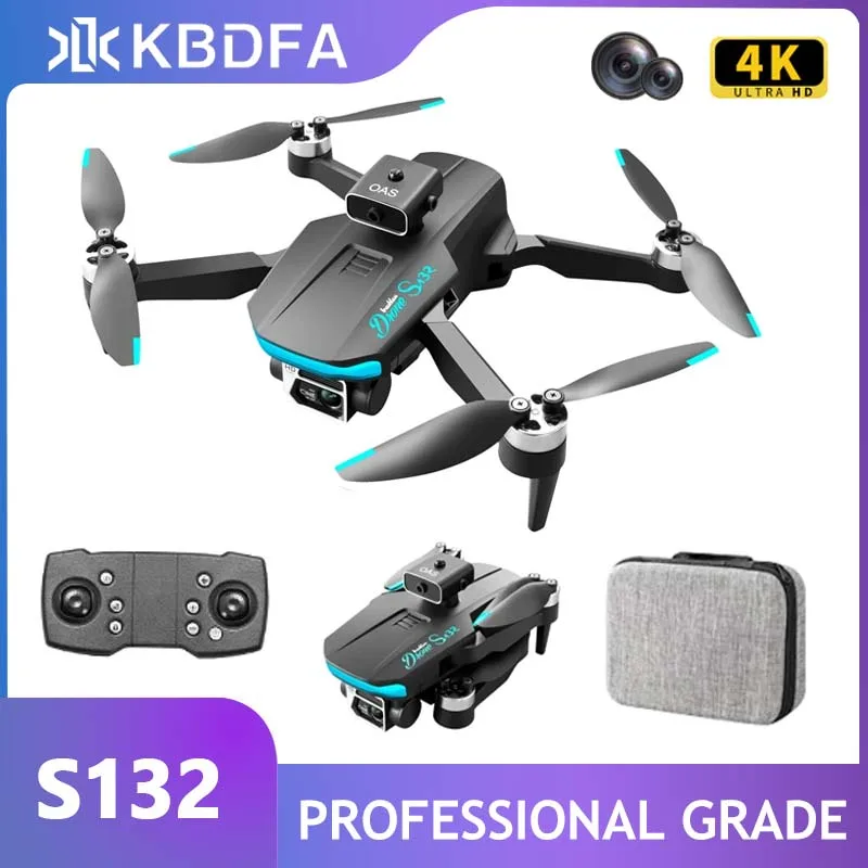 KBDFA Professional S132 Drone GPS 8K With Dual Camera Helicopter Brushless Motor Obstacle Avoidance Foldable RC Quadcopter Gift
KBDFA Professional S132 Drone GPS 8K With Dual Camera Helicopter Brushless Motor Obstacle Avoidance Foldable RC Quadcopter Gift
