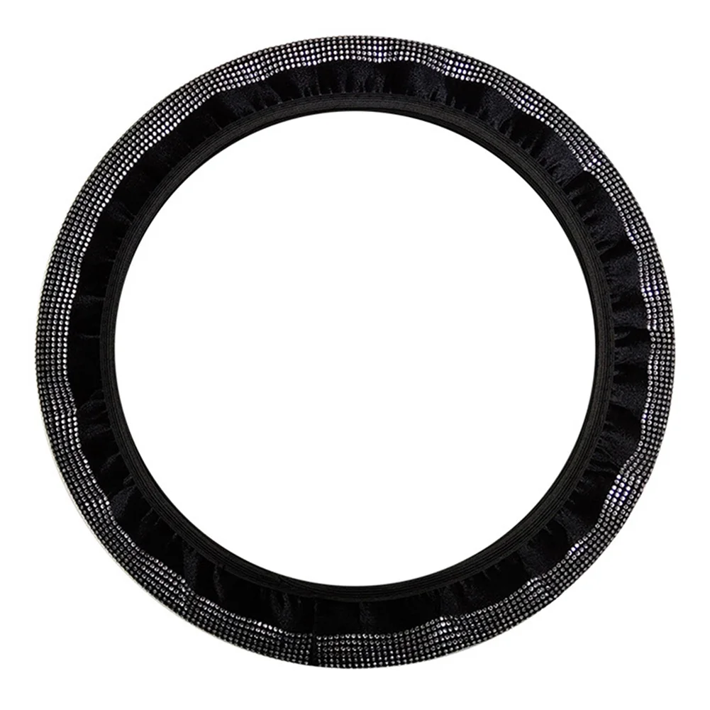 Bling Rhinestone Steering Wheel Cover Universal Fit Enhances Driving Comfort and Car Interior Makes a Great Gift for Women
Bling Rhinestone Steering Wheel Cover Universal Fit Enhances Driving Comfort and Car Interior Makes a Great Gift for Women