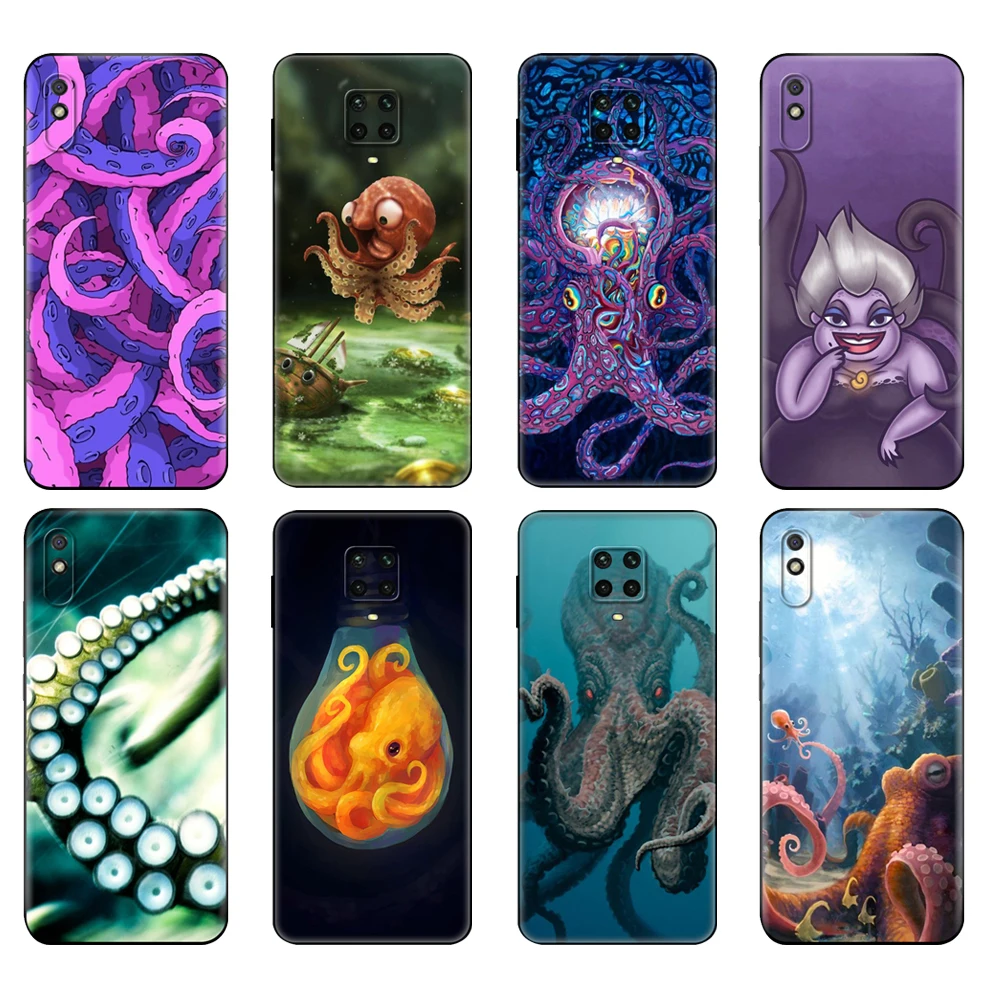 Черный чехол из ТПУ для Xiaomi Redmi 7A, 8, 8A, 9, 9A, 9C, чехол для Redmi Note 8T, 8 Pro, T, Note 9, 9S, 9 Pro, милый чехол осьминог
Черный чехол из ТПУ для Xiaomi Redmi 7A, 8, 8A, 9, 9A, 9C, чехол для Redmi Note 8T, 8 Pro, T, Note 9, 9S, 9 Pro, милый чехол осьминог