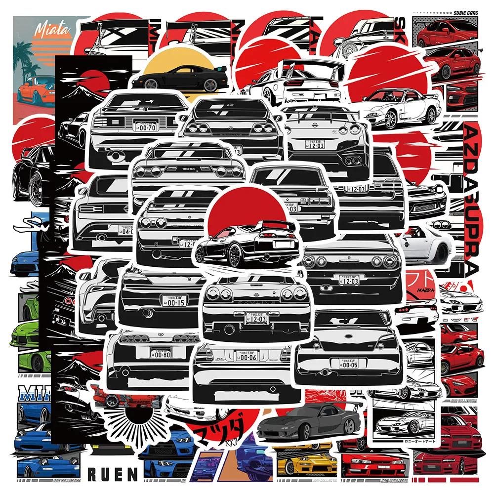 50PCS Modified Cars PVC Sticky Graffiti Sticker Phone Aesthetic Decoraction Scrapbooking Accessories Child Sticker Flakes
50PCS Modified Cars PVC Sticky Graffiti Sticker Phone Aesthetic Decoraction Scrapbooking Accessories Child Sticker Flakes
