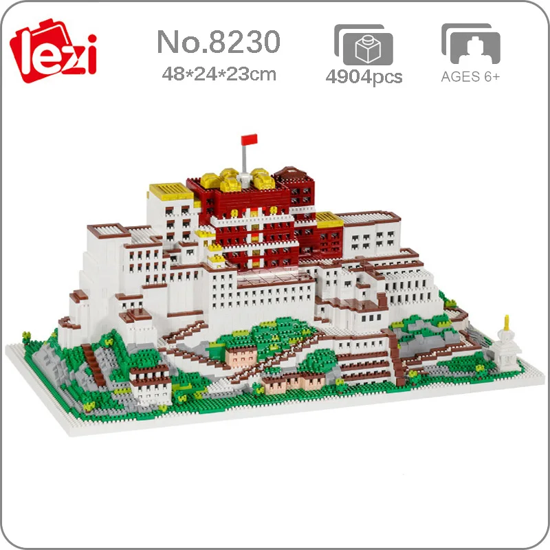 World Architecture Lhasa Potala Palace Flag Tree DIY Mini Diamond Blocks Bricks Building Toy for Children Gift no Box
World Architecture Lhasa Potala Palace Flag Tree DIY Mini Diamond Blocks Bricks Building Toy for Children Gift no Box