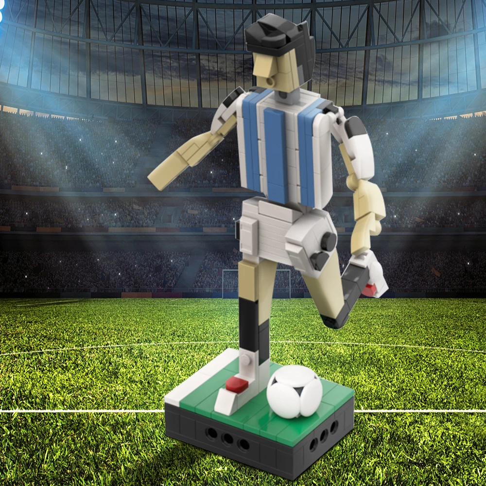 MOC Argentina Soccer Team Player Building Blocks DIY Creative Idea Assemble Brick Model Kids Children Collection Toy Gift 
MOC Argentina Soccer Team Player Building Blocks DIY Creative Idea Assemble Brick Model Kids Children Collection Toy Gift