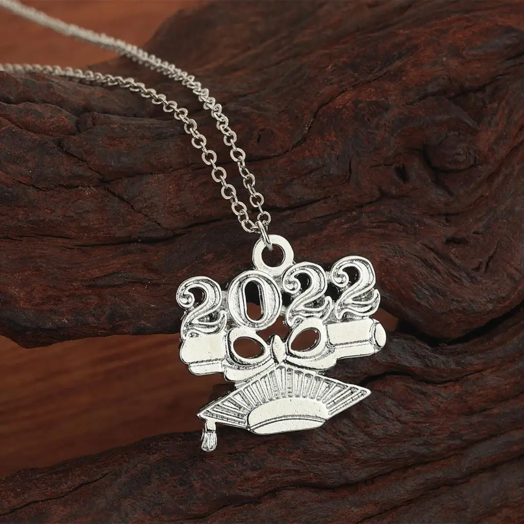Kinitial April Stainless Steel 2022 School Graduate Pendant Men's Silver Plated Ladies Gold Plated Necklace
Kinitial April Stainless Steel 2022 School Graduate Pendant Men's Silver Plated Ladies Gold Plated Necklace