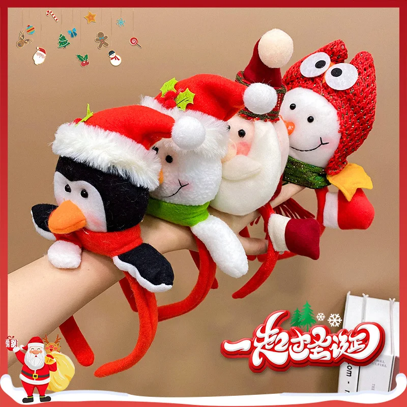 New Year Cartoon Children Christmas Headband Hair Accessories Sweet Christmas Doll Hair Band Headwear Girl Festival Headwear pin
New Year Cartoon Children Christmas Headband Hair Accessories Sweet Christmas Doll Hair Band Headwear Girl Festival Headwear pin
