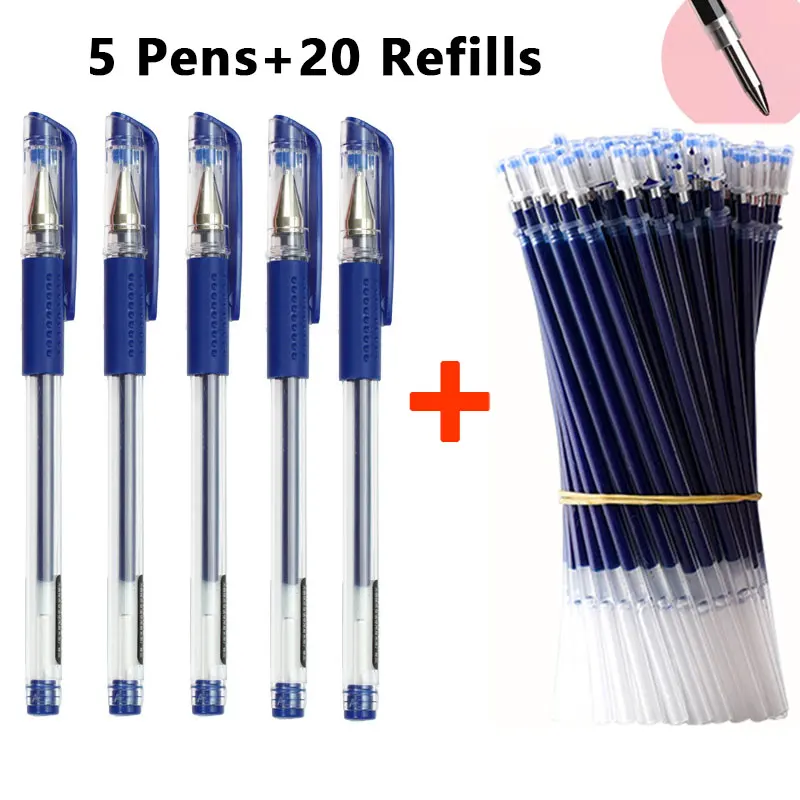 Гелевые ручки перезаправляемые 0,5 мм, набор из 25 шт.
Гелевые ручки перезаправляемые 0,5 мм, набор из 25 шт.