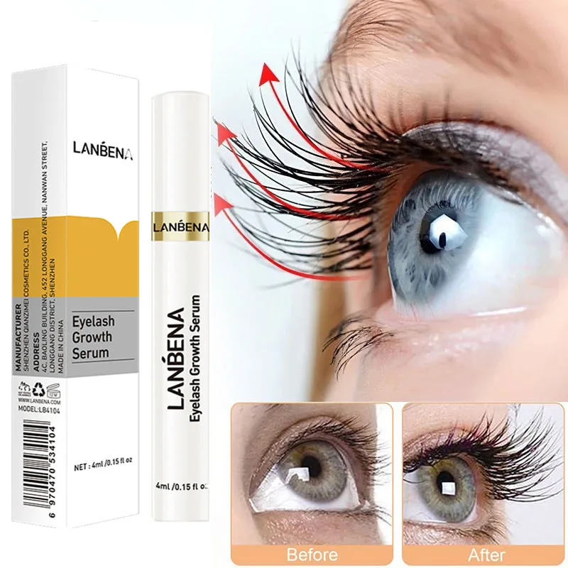 

Eyelash Fast Growth Serum Eyelashes Eyebrow Enhancer Longer Fuller Thicker Care Makeup Cosmetics Lashes Lengthen Nourish Essence