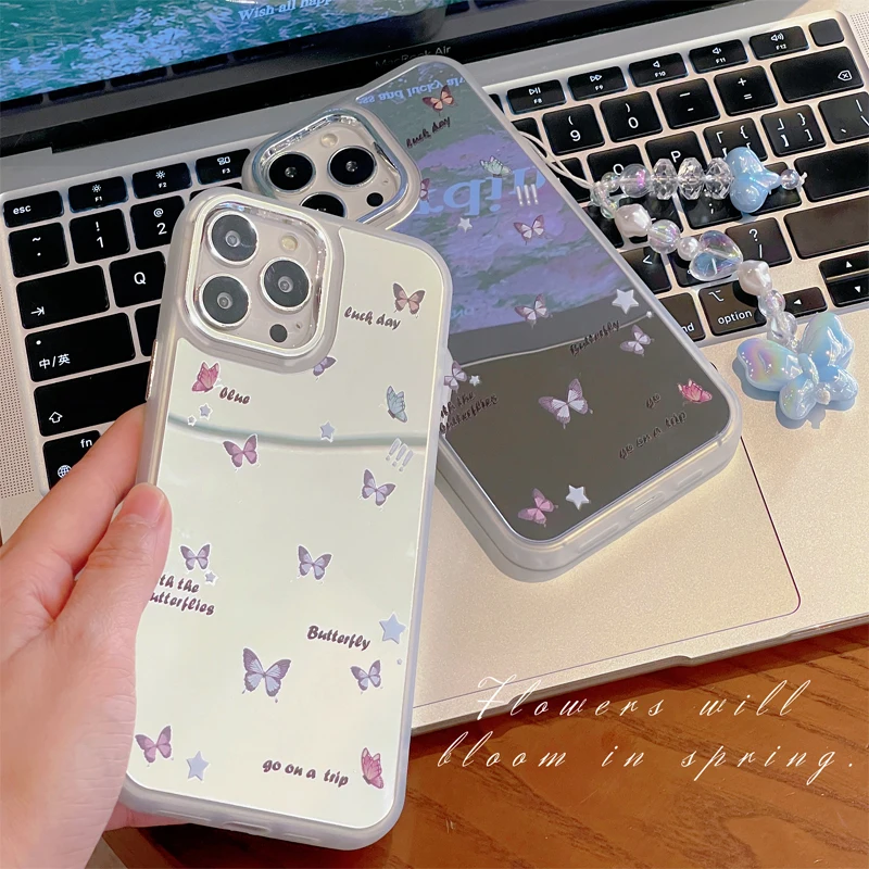 Butterfly Pattern Case For iPhone 11 12 13 14 Pro Max Mini XR XS Max 7 8 Plus SE 2022 Mirror Shockproof Soft Tpu Silicone Cover
Butterfly Pattern Case For iPhone 11 12 13 14 Pro Max Mini XR XS Max 7 8 Plus SE 2022 Mirror Shockproof Soft Tpu Silicone Cover