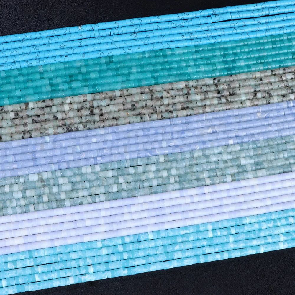 2x4MM Natural Amazonite Stone Beads Blue Imperial Jasper Aquamarine Jades Loose Spacer Beads For Jewelry Making DIY Accessries
2x4MM Natural Amazonite Stone Beads Blue Imperial Jasper Aquamarine Jades Loose Spacer Beads For Jewelry Making DIY Accessries