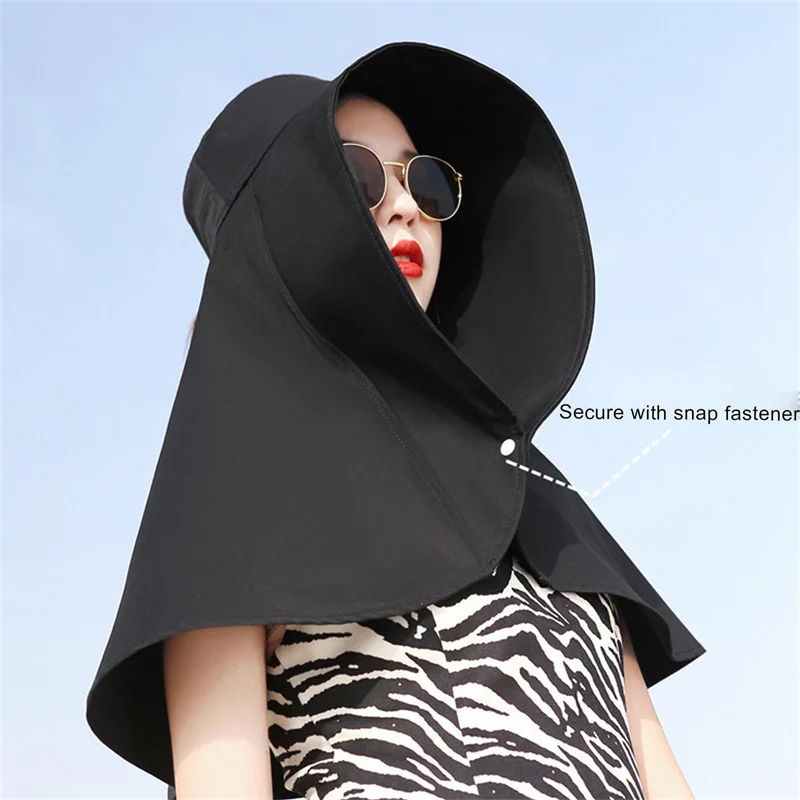 

Женская шаль для защиты шеи, закрывающая лицо, Женская Рыбацкая шляпа с защитой от ультрафиолета, Солнцезащитная шляпа, летняя Солнцезащитная шляпа