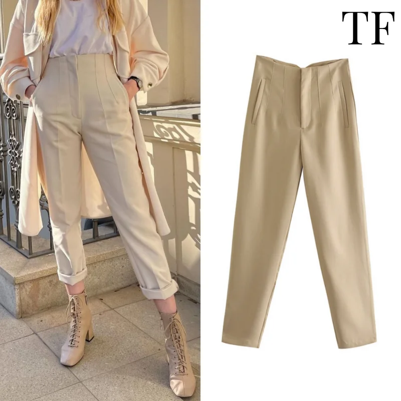 2023 Spring New High Waist Pencil Pants Women 33 Color Streetwear Office Wear Black Pant European American Casual Khaki Trousers
2023 Spring New High Waist Pencil Pants Women 33 Color Streetwear Office Wear Black Pant European American Casual Khaki Trousers