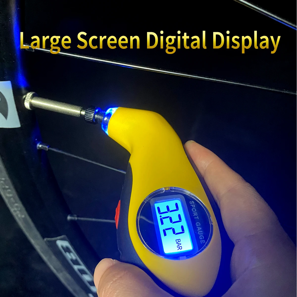 Bike Tire Pressure Gauge Backlight High-precision Digital Tire Pressure Monitoring Car Tyre Air Pressure Gauge Meter LCD Display
Bike Tire Pressure Gauge Backlight High-precision Digital Tire Pressure Monitoring Car Tyre Air Pressure Gauge Meter LCD Display