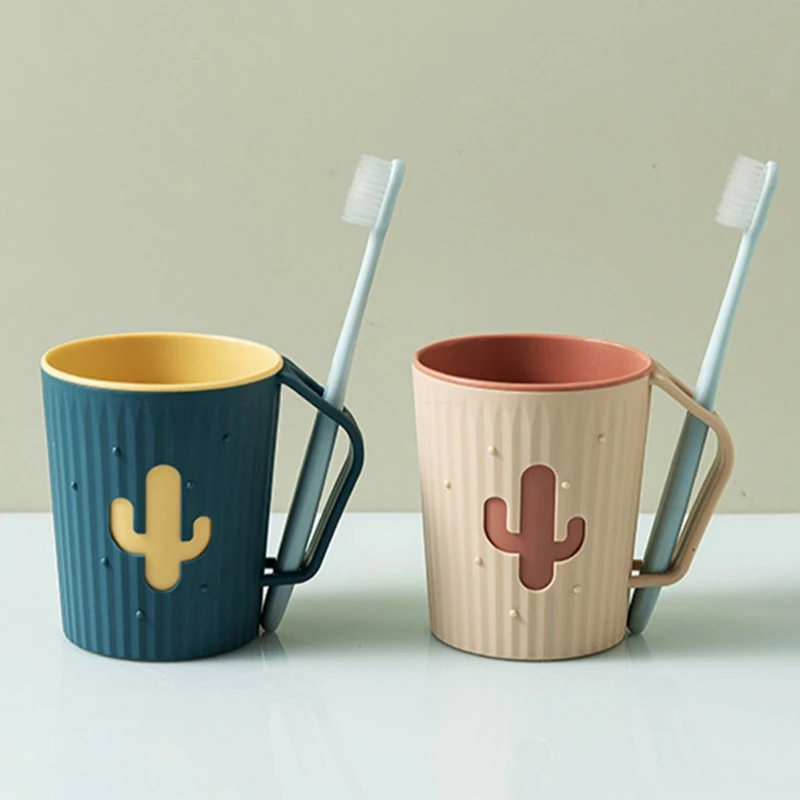 Toothbrush Cup Cartoon Cactus Double Thickened for Adults And Kids Toothbrush Holder Cup Drinkware Tools 
Toothbrush Cup Cartoon Cactus Double Thickened for Adults And Kids Toothbrush Holder Cup Drinkware Tools