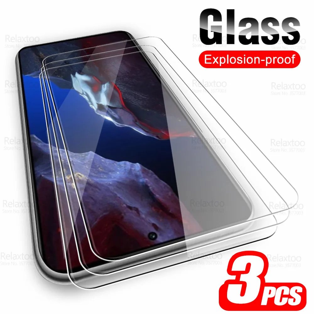 

Защитное стекло для Xiaomi Poco F5 Pro, 3 шт., закаленное стекло, защитная пленка для экрана PocoF5, F5Pro, Poko Poxo, F 5, 5F