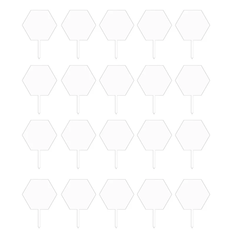 20Pcs DIY Hexagon Acryliccake Topper Happy Birthday No Texts Blank Acrylic Board For Wedding Cake Decorations Tool
20Pcs DIY Hexagon Acryliccake Topper Happy Birthday No Texts Blank Acrylic Board For Wedding Cake Decorations Tool