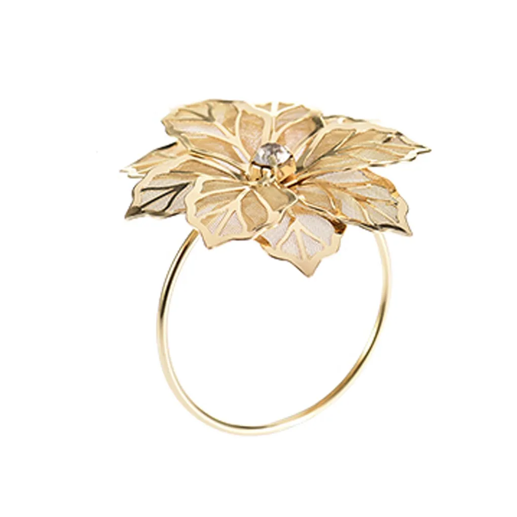 12 Pieces Of Hollow Flower Napkin Ring Napkin Clip Party Wedding Family Dinner Decoration Napkin Buckle Tabletop Accessories
12 Pieces Of Hollow Flower Napkin Ring Napkin Clip Party Wedding Family Dinner Decoration Napkin Buckle Tabletop Accessories