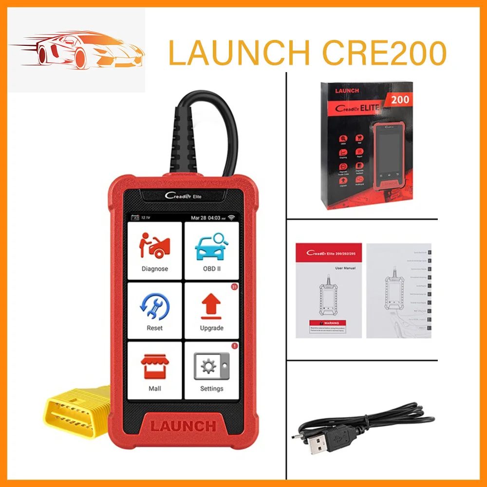 Диагностический инструмент LAUNCH X431 CRE202 OBD2, считыватель кодов OBDII, ABS SRS, подушка безопасности, считывание кода ошибки, автоматический сканер, 16 услуг сброса
Диагностический инструмент LAUNCH X431 CRE202 OBD2, считыватель кодов OBDII, ABS SRS, подушка безопасности, считывание кода ошибки, автоматический сканер, 16 услуг сброса