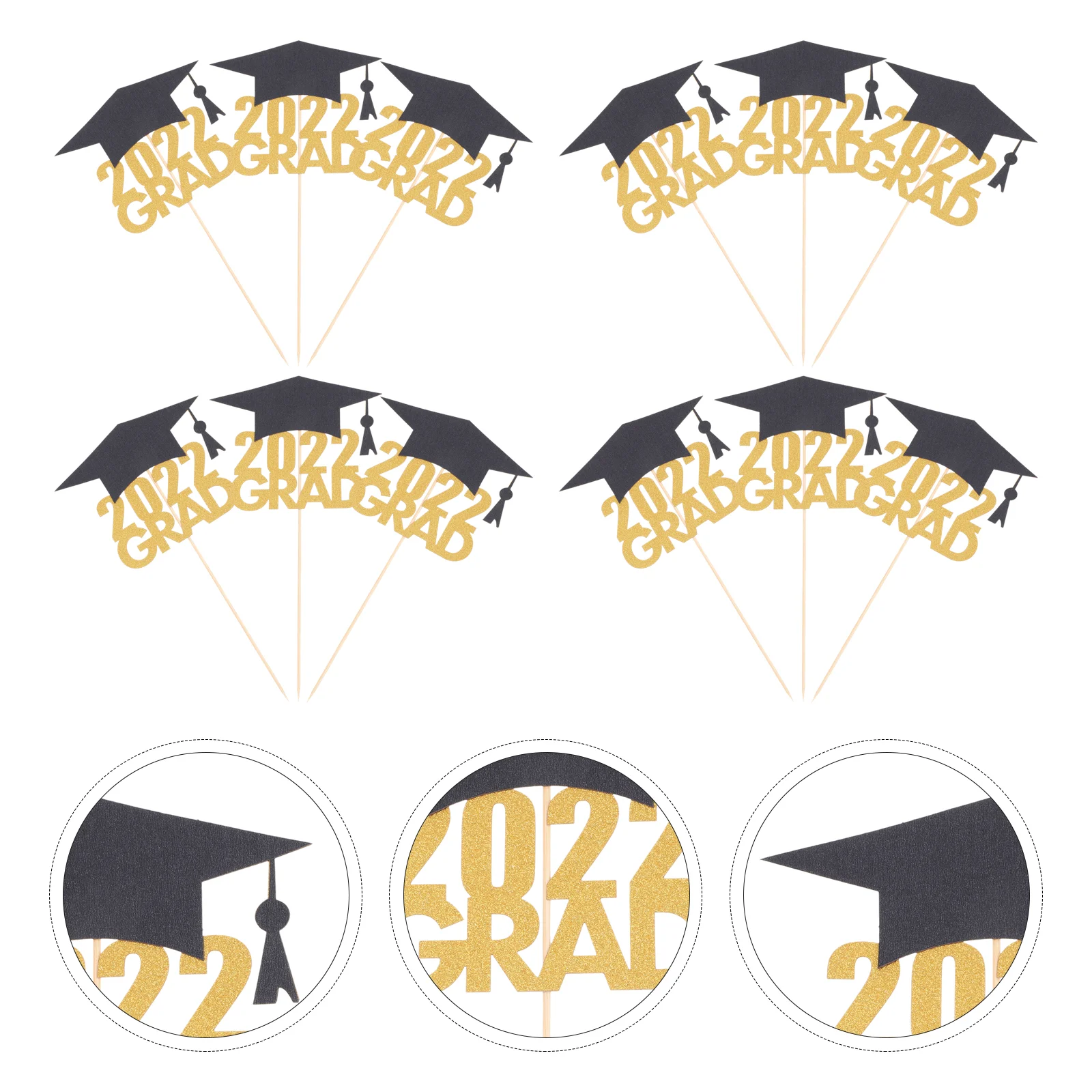 24pcs Graduation Cake Decoration Cupcake Insert Topper Grad Cupcake Topper Picks for Graduation Party
24pcs Graduation Cake Decoration Cupcake Insert Topper Grad Cupcake Topper Picks for Graduation Party