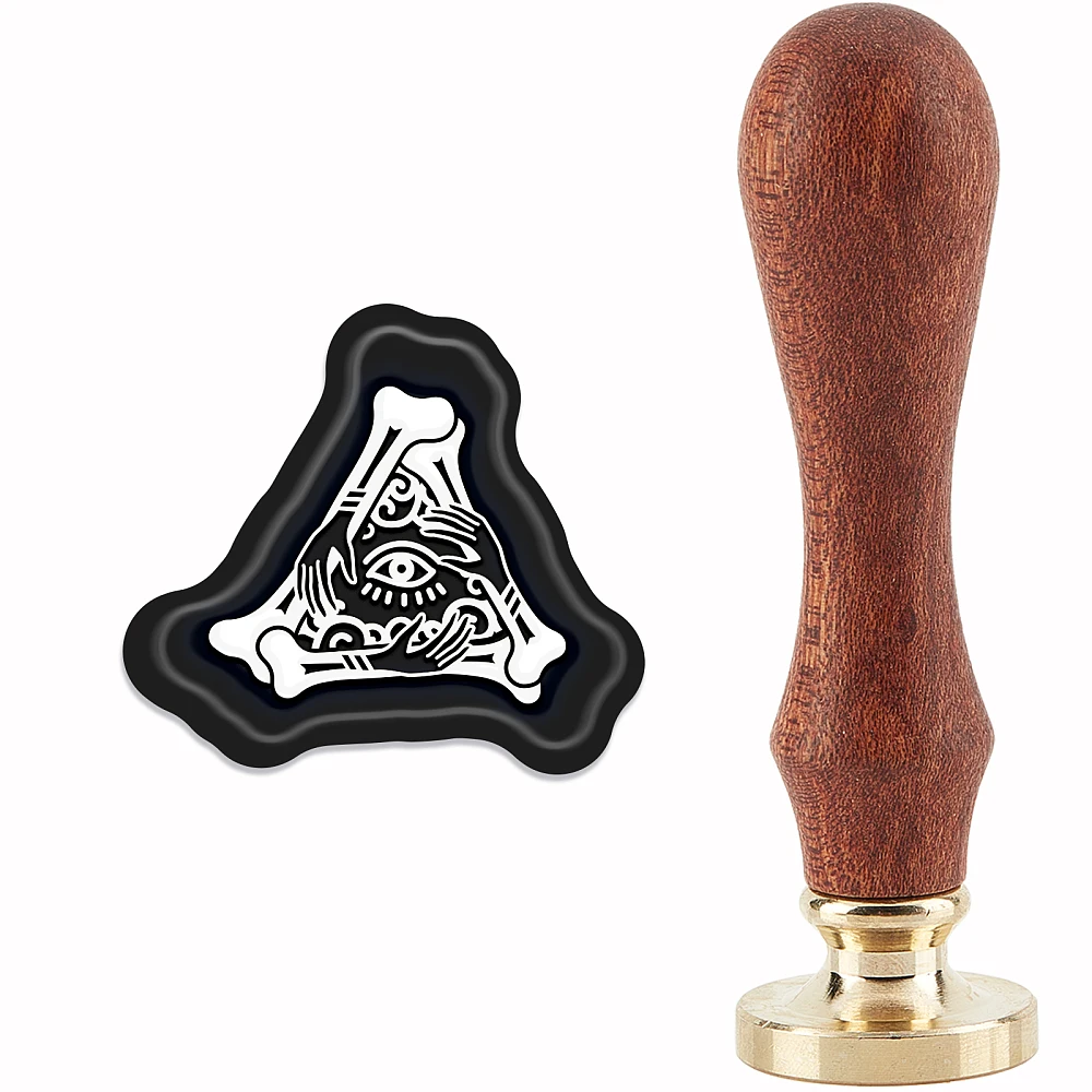 1PC Bone Wax Seal Stamp Hand Sealing Wax Stamps Devil's Eye Retro Vintage Removable Brass Stamp Head with Wood Handle
1PC Bone Wax Seal Stamp Hand Sealing Wax Stamps Devil's Eye Retro Vintage Removable Brass Stamp Head with Wood Handle