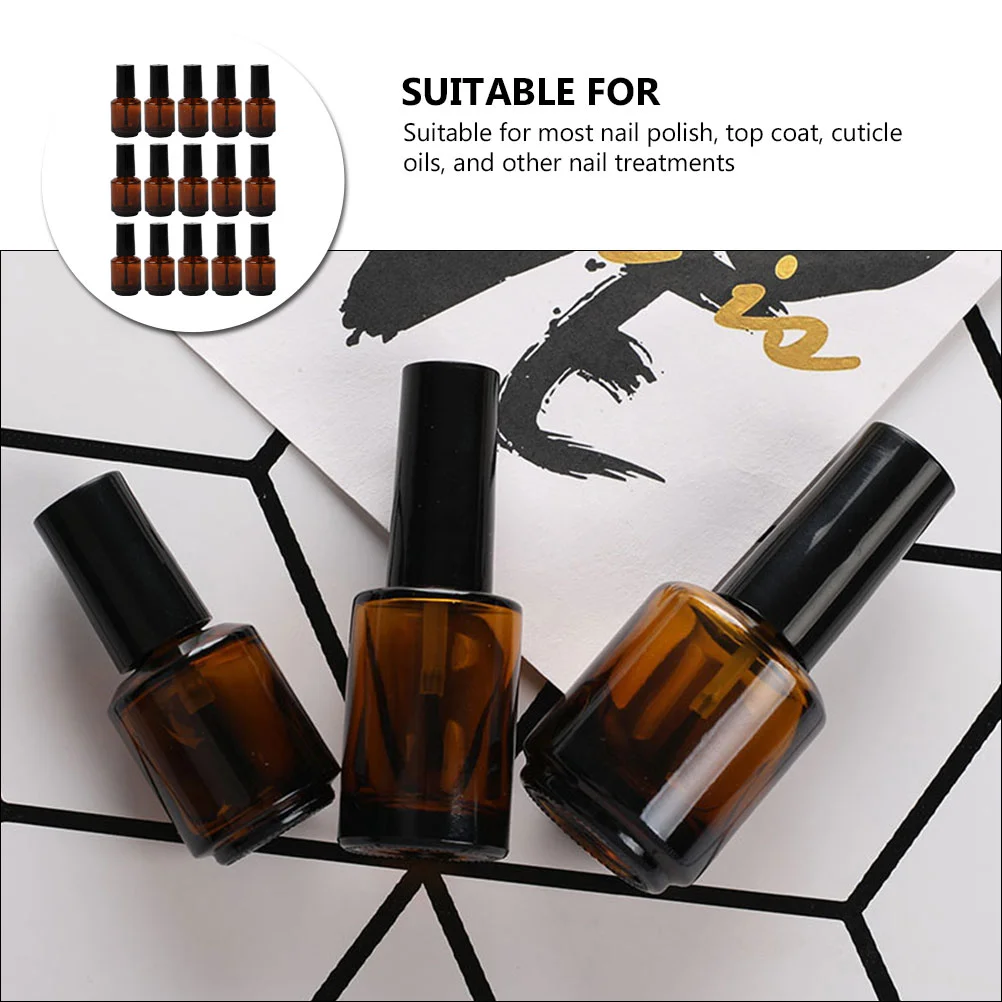 Nail Polish Bottles Empty Bottle Container Brush Containers Vials Sample Refillable Premium Cylindrical Packaging Oil Jar
Nail Polish Bottles Empty Bottle Container Brush Containers Vials Sample Refillable Premium Cylindrical Packaging Oil Jar