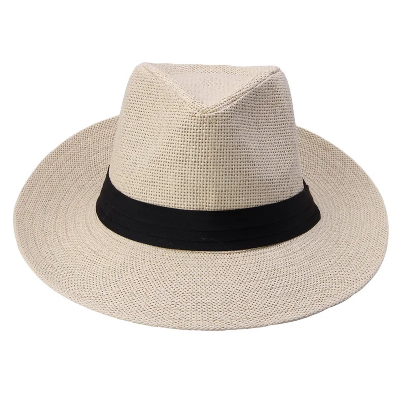 2022 Men's Fedoras Summer Sun Hat Solid Color Unisex Casual Sunshade Beach Outing Big Brim Straw Panama Hats for Man and Women
2022 Men's Fedoras Summer Sun Hat Solid Color Unisex Casual Sunshade Beach Outing Big Brim Straw Panama Hats for Man and Women