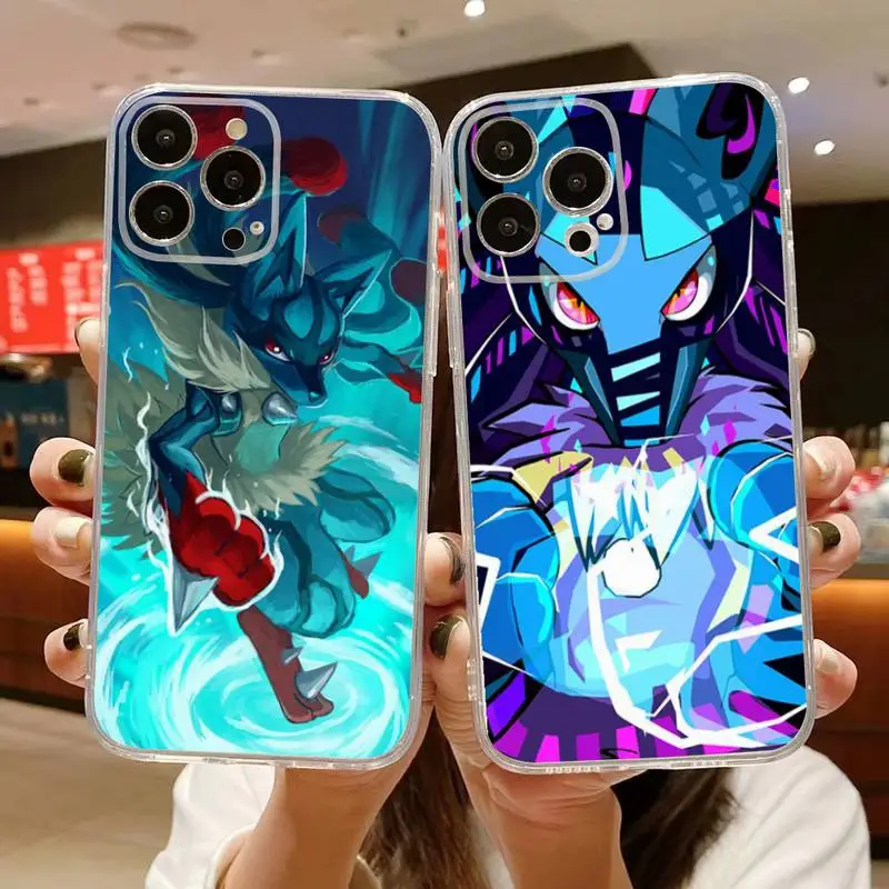 Cartoon Pokemon Lucario Phone Case For iphone 14 Plus 13 12 11 Pro Max Mini X XS XR Soft Transparent Cover
Cartoon Pokemon Lucario Phone Case For iphone 14 Plus 13 12 11 Pro Max Mini X XS XR Soft Transparent Cover