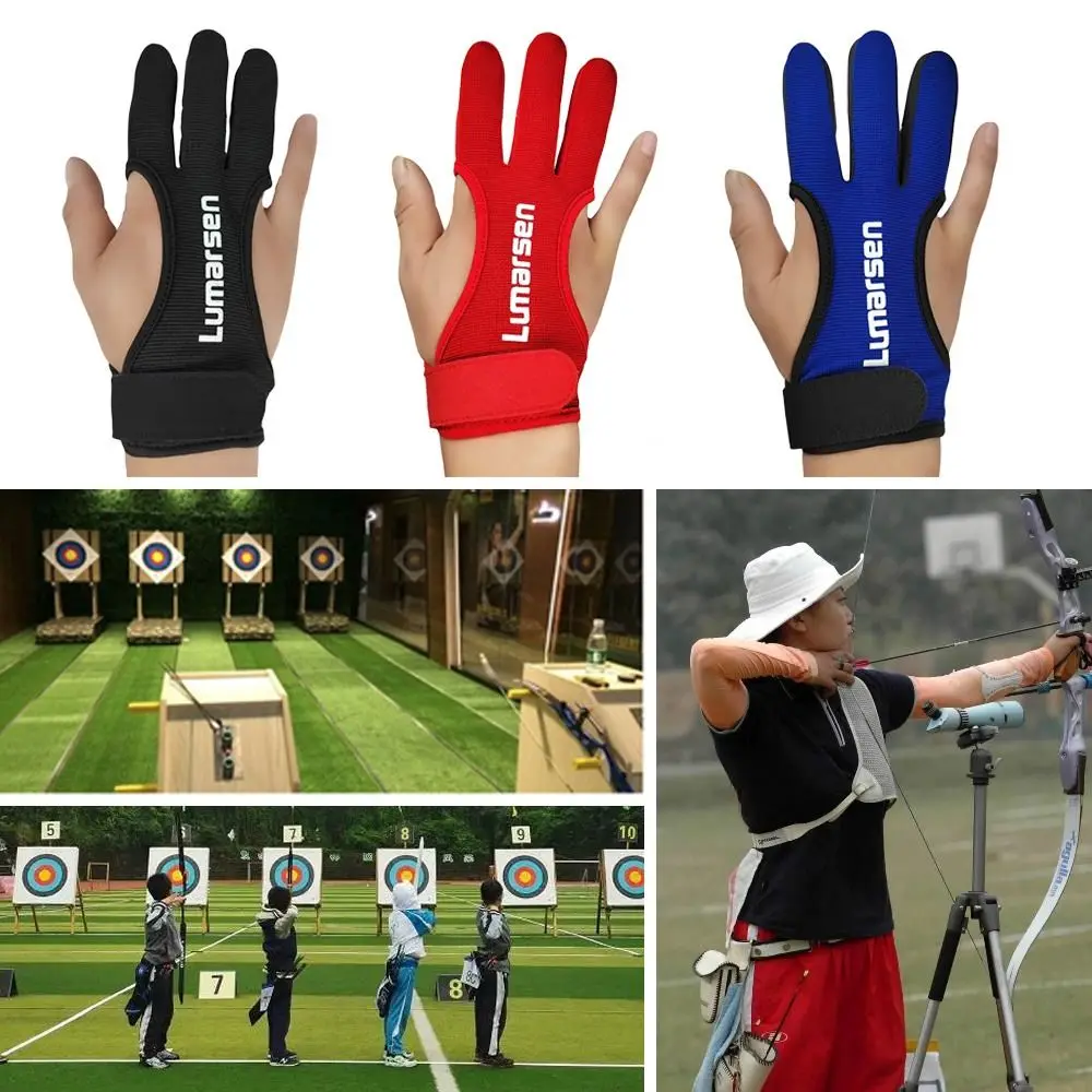 Высокоэластичные защитные перчатки для стрельбы из лука, 3 пальца 
Высокоэластичные защитные перчатки для стрельбы из лука, 3 пальца