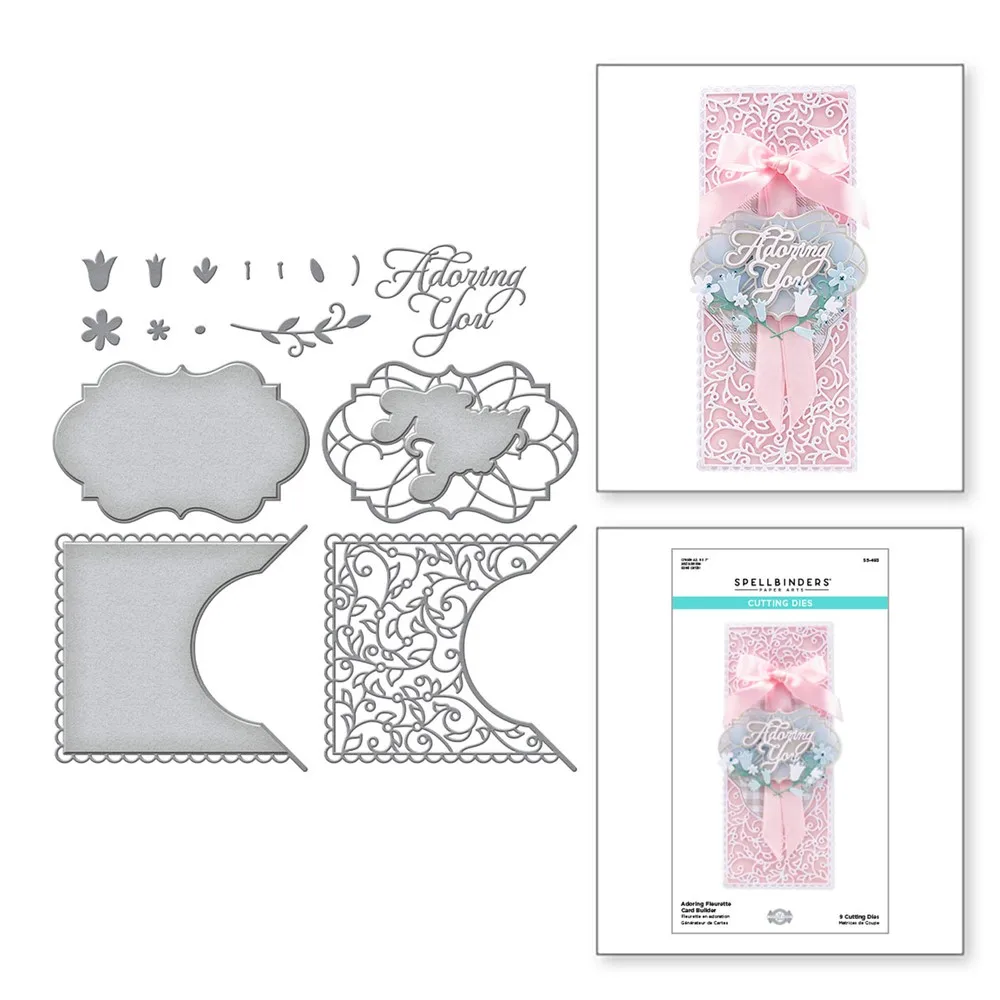 New 2022 Adoring Fleurette Card Builder Cutting Dies Scrapbooking Paper Making Lace Embossing Frame Card Craft no Stamps
New 2022 Adoring Fleurette Card Builder Cutting Dies Scrapbooking Paper Making Lace Embossing Frame Card Craft no Stamps
