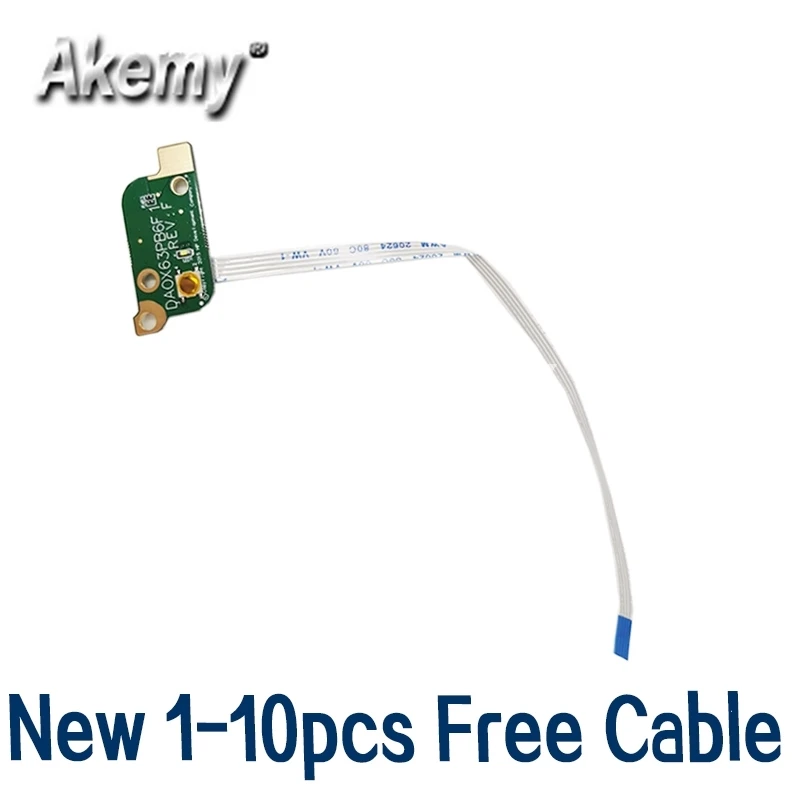 New 1-10 pcs For HP ProBook 450 G3 455 G3 Laptop Switch Button Power Board Cable DA0X63PB6F0 DA0X63PB6F1 100% Tested Fast Ship
New 1-10 pcs For HP ProBook 450 G3 455 G3 Laptop Switch Button Power Board Cable DA0X63PB6F0 DA0X63PB6F1 100% Tested Fast Ship
