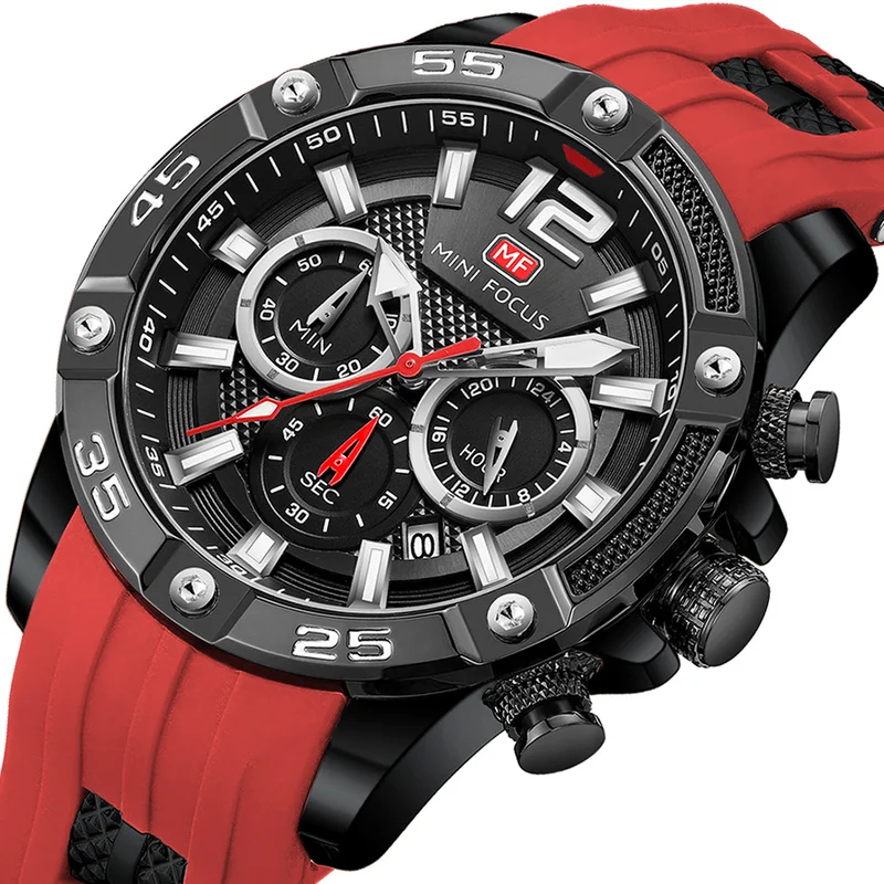 Sports Watch Casual Fashion Men's Watch Waterproof Quartz Multifunctional Watch Silicone Strap
Sports Watch Casual Fashion Men's Watch Waterproof Quartz Multifunctional Watch Silicone Strap