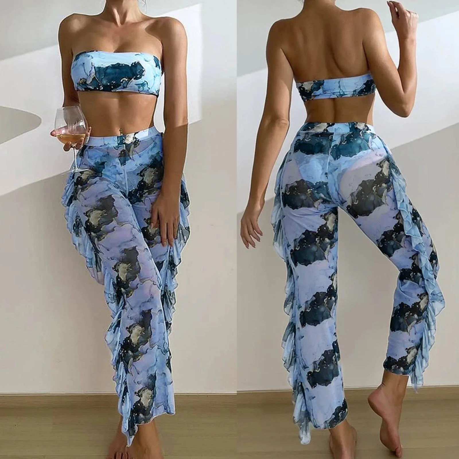 Женский купальный костюм, шорты и топы, три комплекта бикини с разрезом, сексуальное бикини, бикини, купальник с подсолнухом, купальный кост... 
Женский купальный костюм, шорты и топы, три комплекта бикини с разрезом, сексуальное бикини, бикини, купальник с подсолнухом, купальный кост...