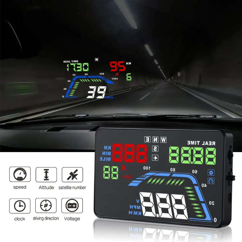 Q7 Автомобильные GPS Автомобильные спидометры HUD, отображение превышения скорости головы, автомобильные аксессуары, дисплей на лобовое стекл...
Q7 Автомобильные GPS Автомобильные спидометры HUD, отображение превышения скорости головы, автомобильные аксессуары, дисплей на лобовое стекл...