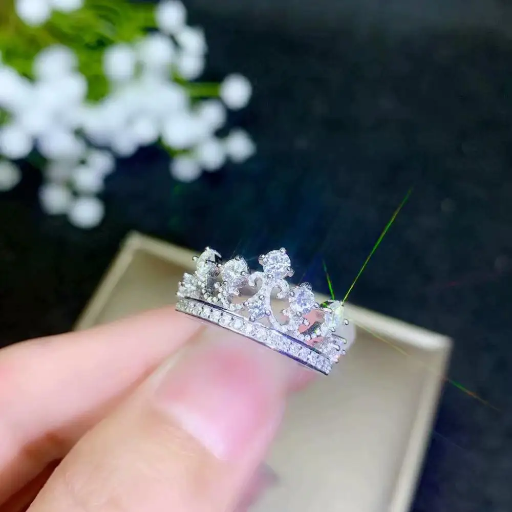 Direct Selling Moissanite Crown Ring, Queen, 925 Silver Gift Wedding Birthday Diamond,
Direct Selling Moissanite Crown Ring, Queen, 925 Silver Gift Wedding Birthday Diamond,