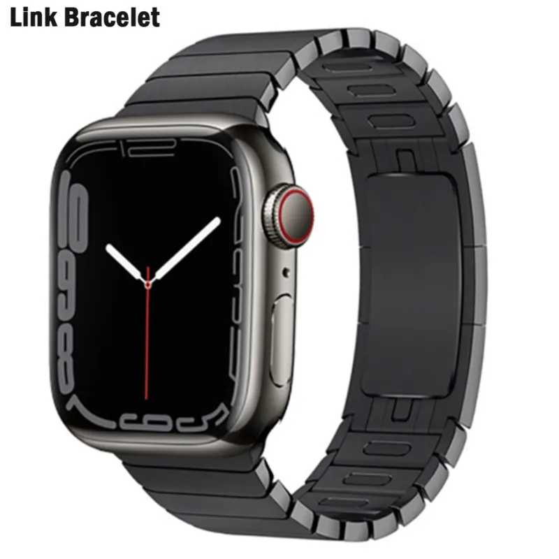 Ремешок из нержавеющей стали 1:1 для Apple Watch Band 44 мм 40 мм 42 мм 38 мм, металлический звеньевой браслет 316L, iWatch 5 4 3 se 6 7 45 мм 41 мм
Ремешок из нержавеющей стали 1:1 для Apple Watch Band 44 мм 40 мм 42 мм 38 мм, металлический звеньевой браслет 316L, iWatch 5 4 3 se 6 7 45 мм 41 мм