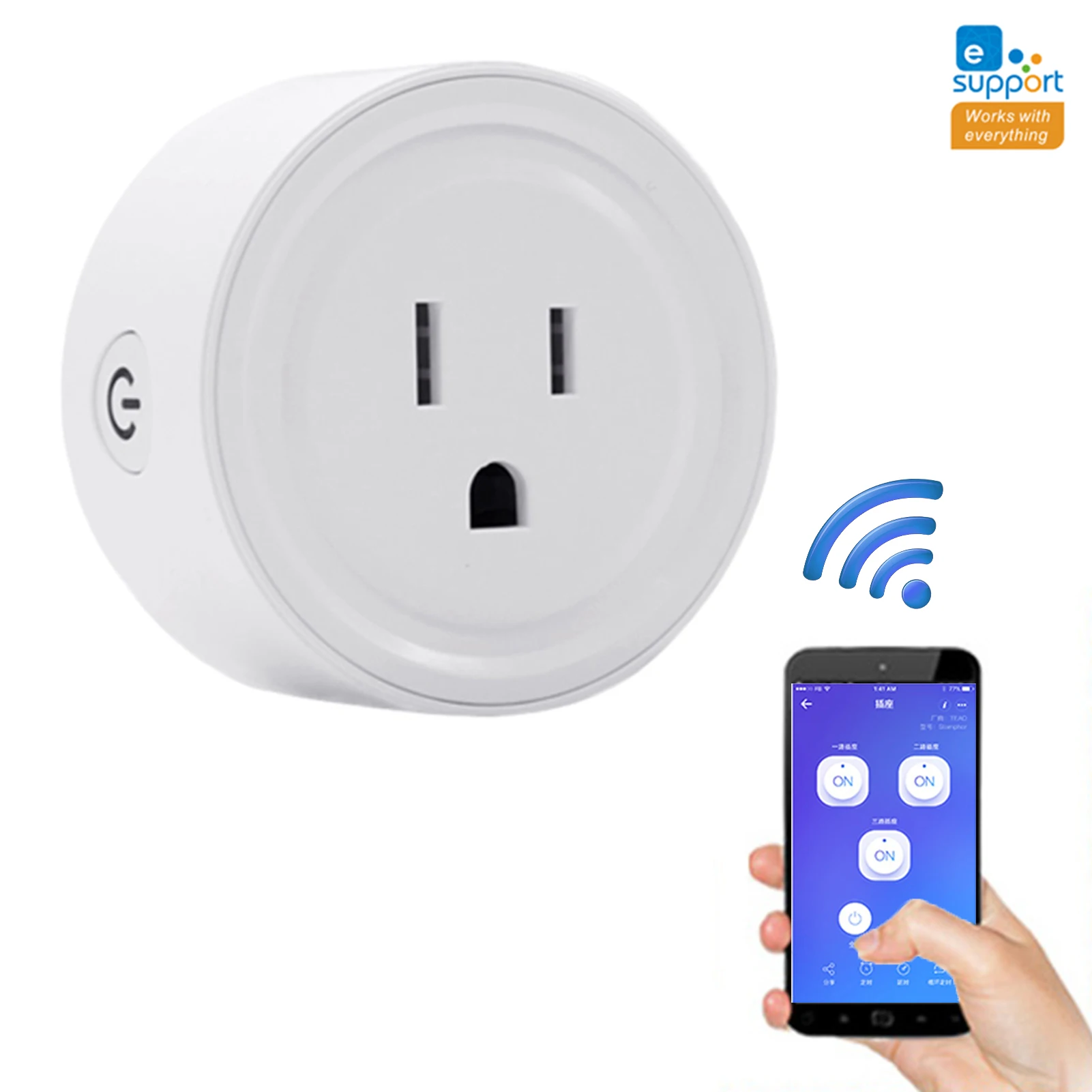 Blue-tooth WiFi Smart Plug Smart Outlets Work Home Assistant Remote Control Plugs With Remote Control Timing Function
Blue-tooth WiFi Smart Plug Smart Outlets Work Home Assistant Remote Control Plugs With Remote Control Timing Function