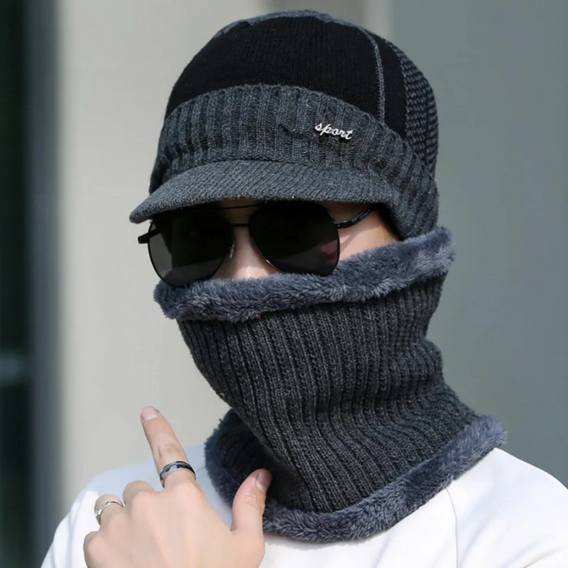 2pcs Hat Scarf Set New Korean Warm Knitted Wool Hat Men Outdoor Plush Thickened Pullover Hat Autumn And Winter
2pcs Hat Scarf Set New Korean Warm Knitted Wool Hat Men Outdoor Plush Thickened Pullover Hat Autumn And Winter