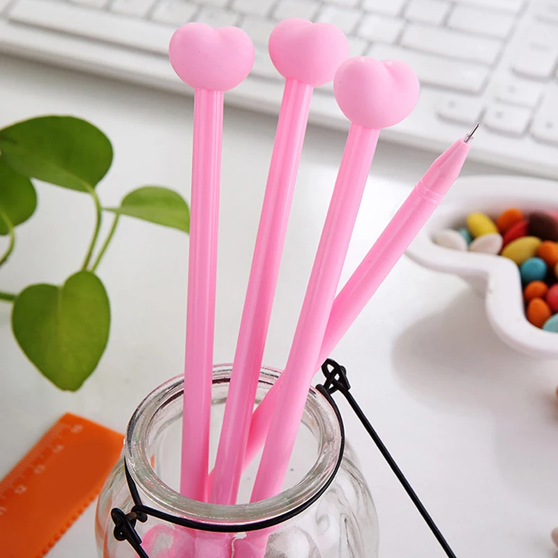 1PCS 0.5mm Creative Cute Heart Gel Pen Student Signature Creative Stationery School Supplies
1PCS 0.5mm Creative Cute Heart Gel Pen Student Signature Creative Stationery School Supplies