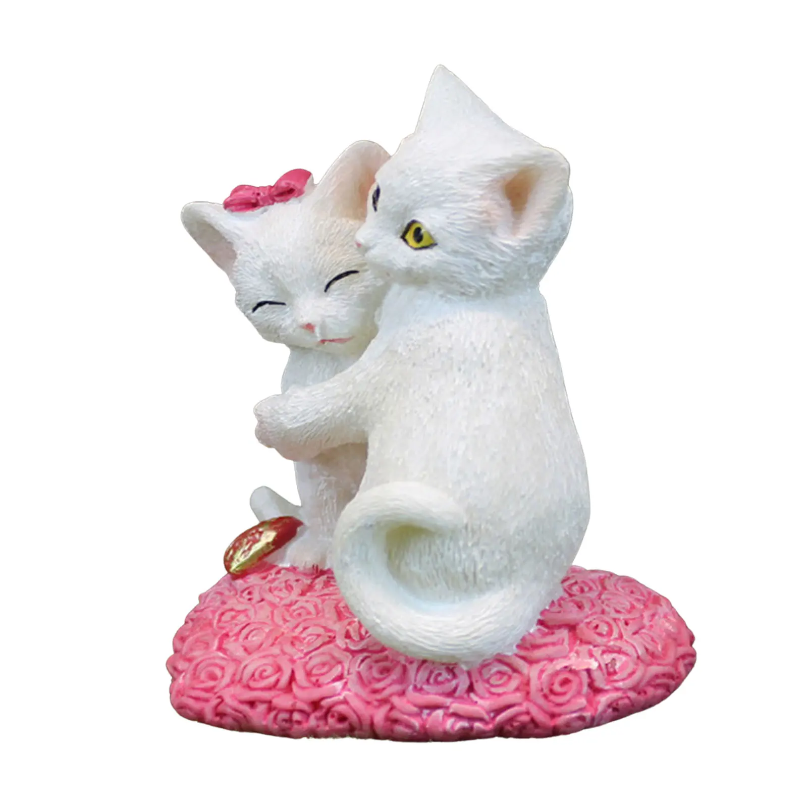 Loving Cat Statue Cute Kitten Couple Figurines Modern Cat Sculpture Ornaments Resin Hand-Painted Sculpture Room Decor For
Loving Cat Statue Cute Kitten Couple Figurines Modern Cat Sculpture Ornaments Resin Hand-Painted Sculpture Room Decor For