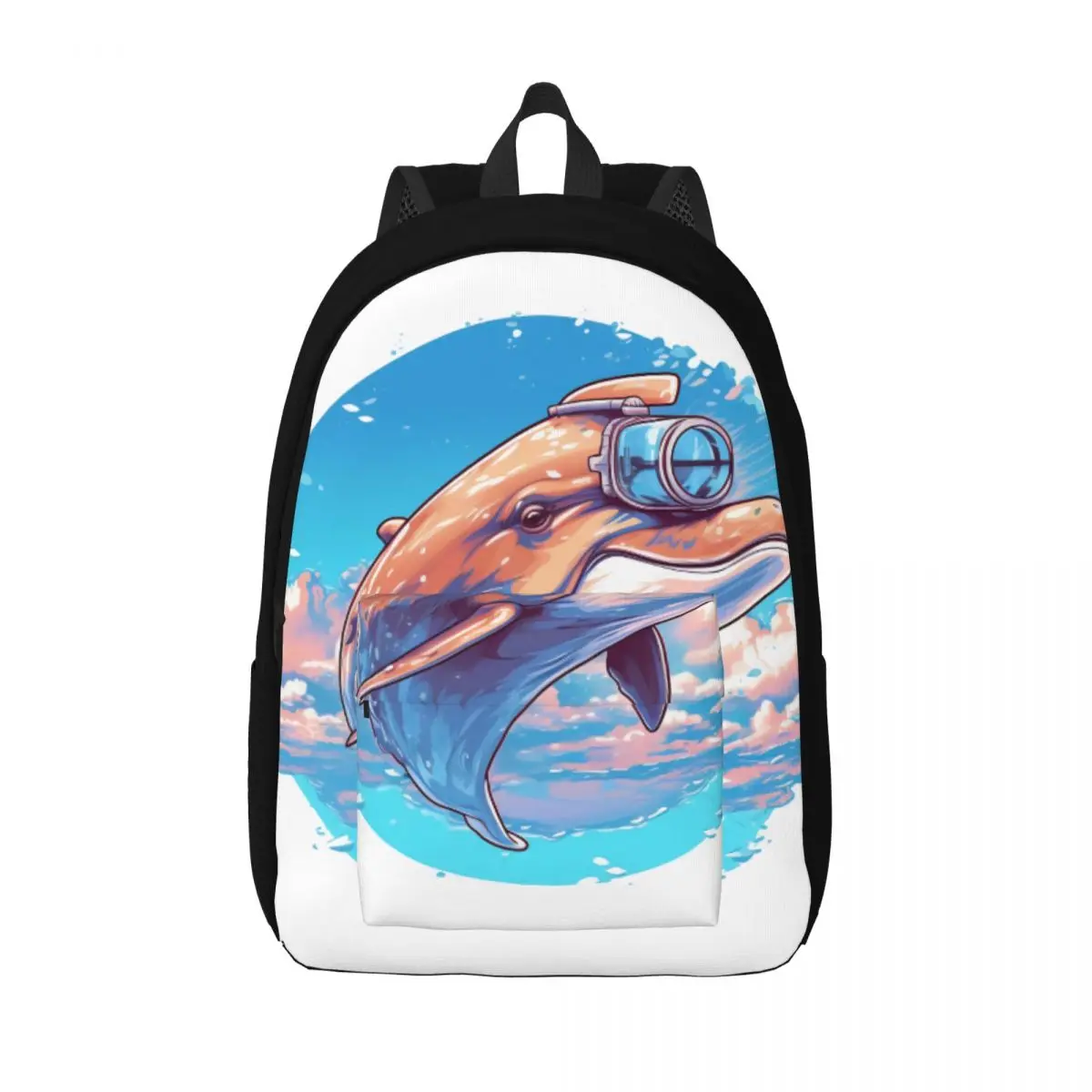 Dolphin Canvas Backpacks Sky Scape Vector Graphic Fitness Breathable Backpack Elegant Bags
Dolphin Canvas Backpacks Sky Scape Vector Graphic Fitness Breathable Backpack Elegant Bags