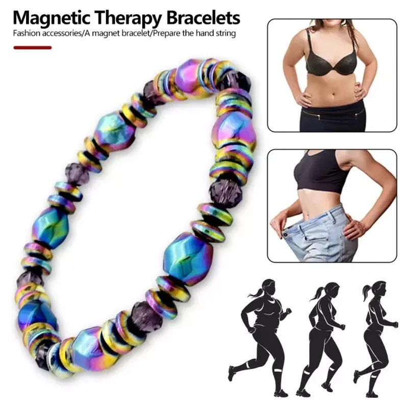2pcs Magnetic Weight Loss Effective Bracelet Colorful Gallstone Slimming Stimulating Acupoints Therapy Arthritis Pain Relief
2pcs Magnetic Weight Loss Effective Bracelet Colorful Gallstone Slimming Stimulating Acupoints Therapy Arthritis Pain Relief