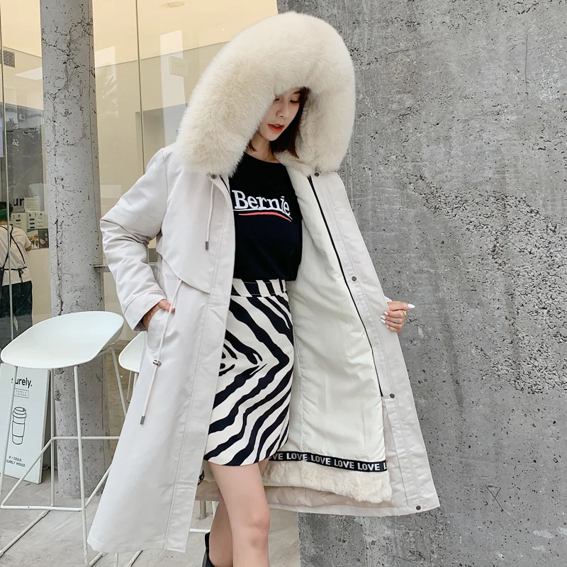 New Winter Woman Parkas 2023 Real Fur Jackets with Fox Fur Collar Hood Coat Detachable Rex Rabbit Fur Liner Streetwear Women
New Winter Woman Parkas 2023 Real Fur Jackets with Fox Fur Collar Hood Coat Detachable Rex Rabbit Fur Liner Streetwear Women