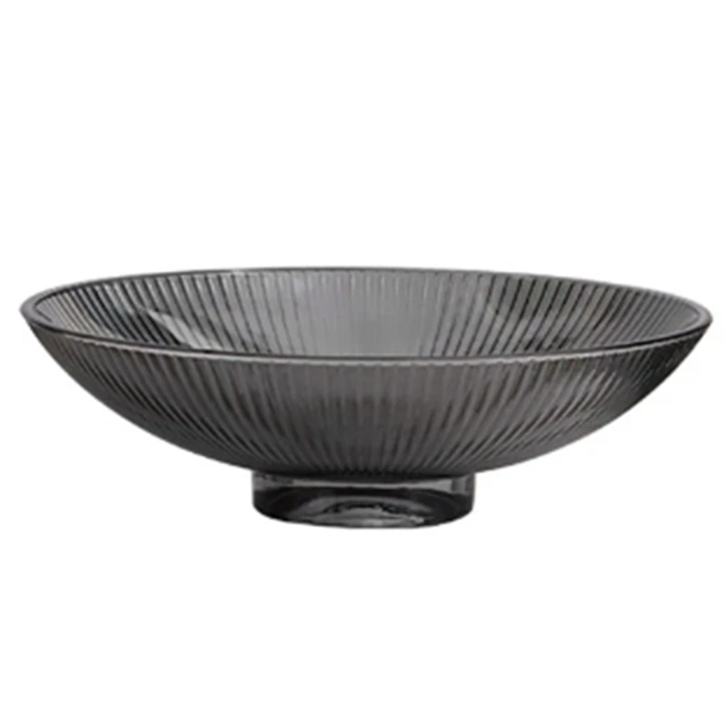 Stripe Transparent Fruit Bowl Dinner Dishes Dessert Plate Salad Bowl Snacks Dish Dining Table Serving Trays
Stripe Transparent Fruit Bowl Dinner Dishes Dessert Plate Salad Bowl Snacks Dish Dining Table Serving Trays