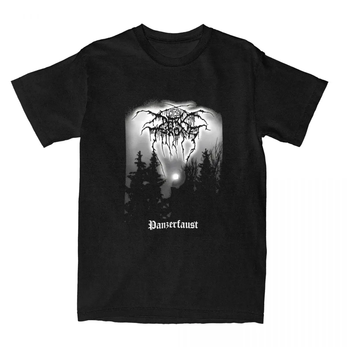Darkthrone Panzerfaust футболки мужские 100% хлопок забавные с круглым вырезом рок-группа