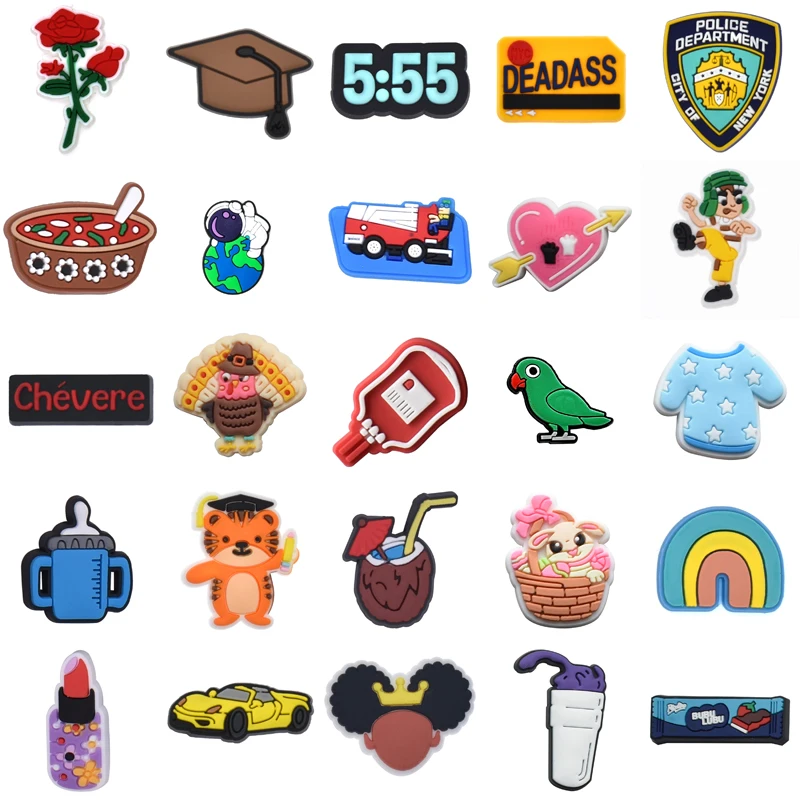 Packs Women Charm Set Jeans Boy Girl Kids Para Pins Wholesale Bulk Gifts Men Shoe Charms Decorations for Croc Shoes Accessories
Packs Women Charm Set Jeans Boy Girl Kids Para Pins Wholesale Bulk Gifts Men Shoe Charms Decorations for Croc Shoes Accessories