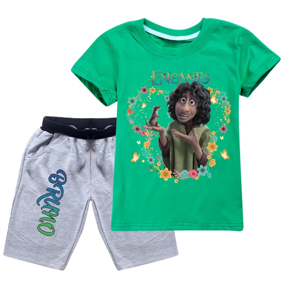 2022 Disney Boys Print Cute New Movie Encanto Short Sleeves Kids T-Shirts and Shorts Cartoon Girls Baby Clothing Set 2-16Y
2022 Disney Boys Print Cute New Movie Encanto Short Sleeves Kids T-Shirts and Shorts Cartoon Girls Baby Clothing Set 2-16Y
