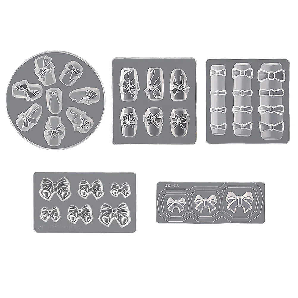 Nail Mold Silicone Molds Forms Charm Mould Template Bowknot Jelly Candy Decor Pendant Jewelry Diy 3D Resin Decoration Carving
Nail Mold Silicone Molds Forms Charm Mould Template Bowknot Jelly Candy Decor Pendant Jewelry Diy 3D Resin Decoration Carving