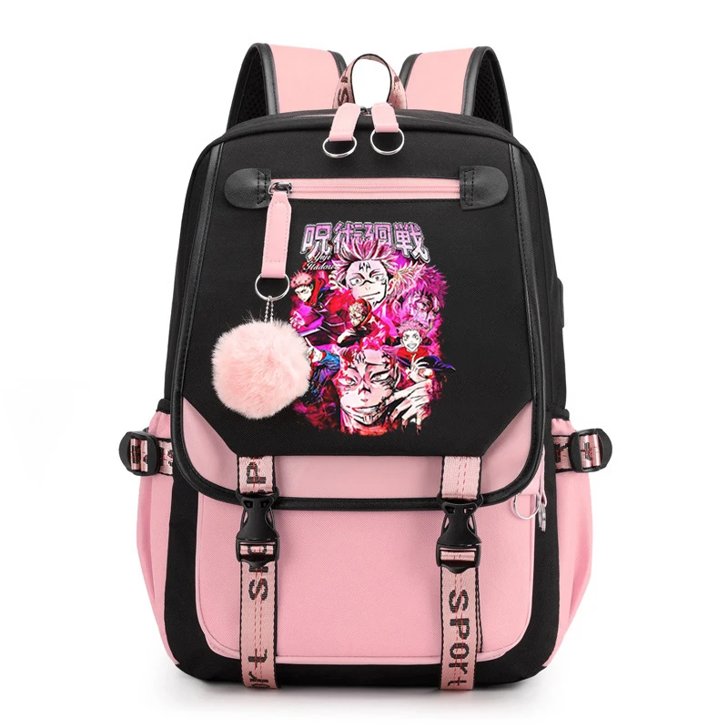 Men Women Anime Jujutsu Kaisen School Backpack Female Male Waterproof Travel Bag Girl Boy Anime Backpack Ladies Student Bags
Men Women Anime Jujutsu Kaisen School Backpack Female Male Waterproof Travel Bag Girl Boy Anime Backpack Ladies Student Bags