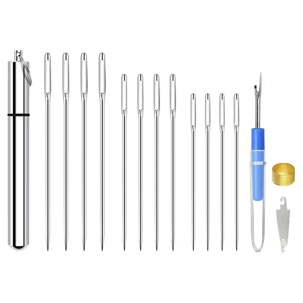 1 Set/34pcs Self-Threading Sewing Needle Kit Practical Knitting Needles Set
1 Set/34pcs Self-Threading Sewing Needle Kit Practical Knitting Needles Set