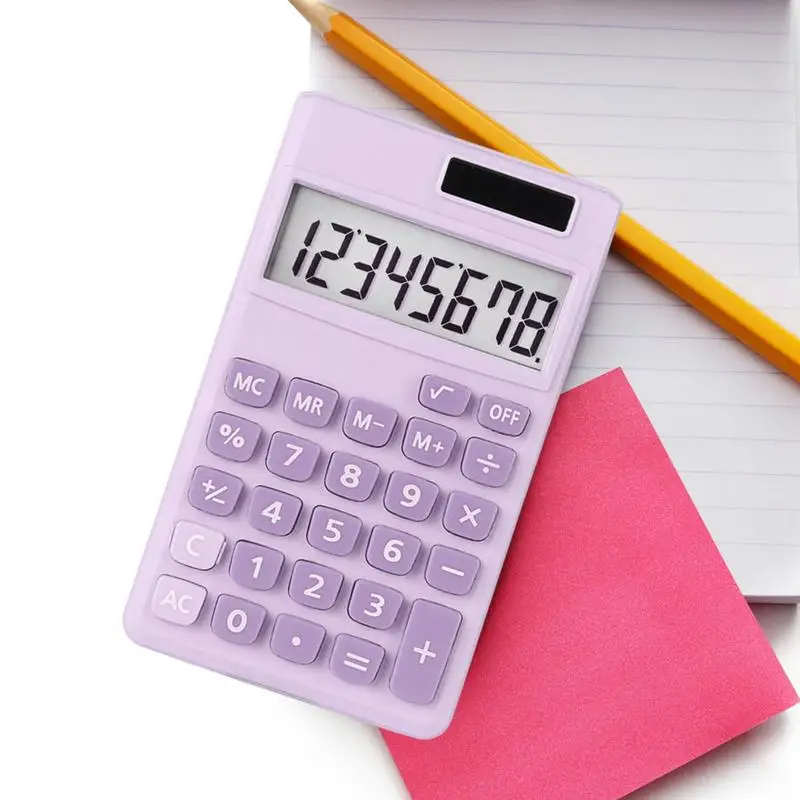 Digits Desk Mini Pocket Cartoon Calculator Handheld Electronic Calculators Dual Power Handheld Calculator For Home Office Schoo
Digits Desk Mini Pocket Cartoon Calculator Handheld Electronic Calculators Dual Power Handheld Calculator For Home Office Schoo