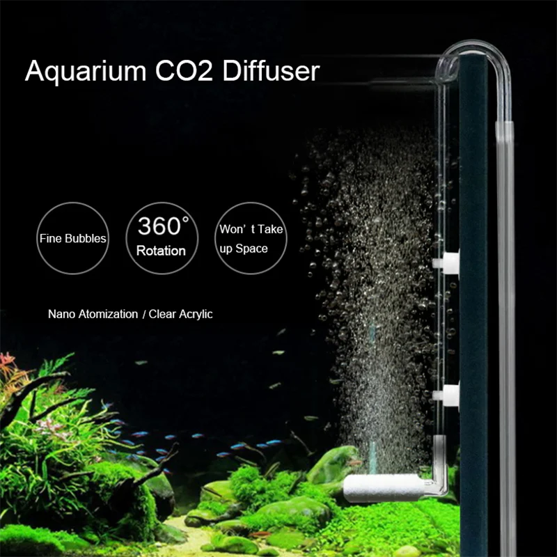 CO2 Diffuser Acrylic Tank Regulator CO2 Atomizer with Nano Diffuser Suction Cups Acrylic Aquarium Fish Tank Aquatic Accessories
CO2 Diffuser Acrylic Tank Regulator CO2 Atomizer with Nano Diffuser Suction Cups Acrylic Aquarium Fish Tank Aquatic Accessories