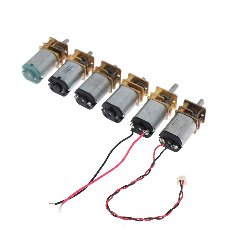 Micro N20 Gear Motor Slow Speed Metal Gearbox Reducer Electric Motor DIY Toy 40/60/28/150/300/110 RPM
Micro N20 Gear Motor Slow Speed Metal Gearbox Reducer Electric Motor DIY Toy 40/60/28/150/300/110 RPM